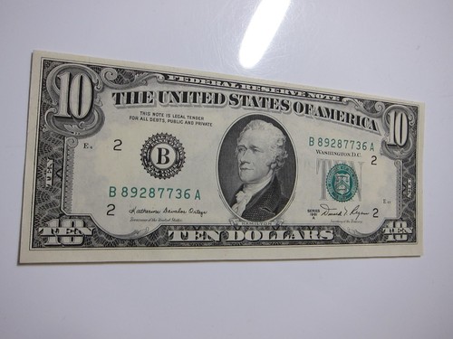 1981A $10 FRN #B89287736A - Picture 3 of 9
