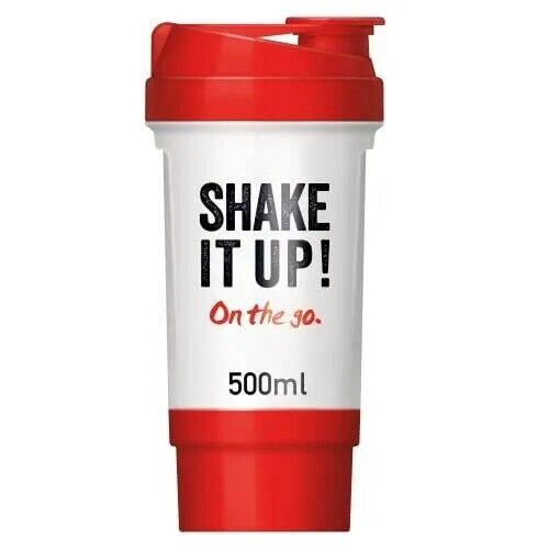 SlimFast Leak Proof Shaker Bottle with Storage Compartment, 500 ml - Picture 1 of 6
