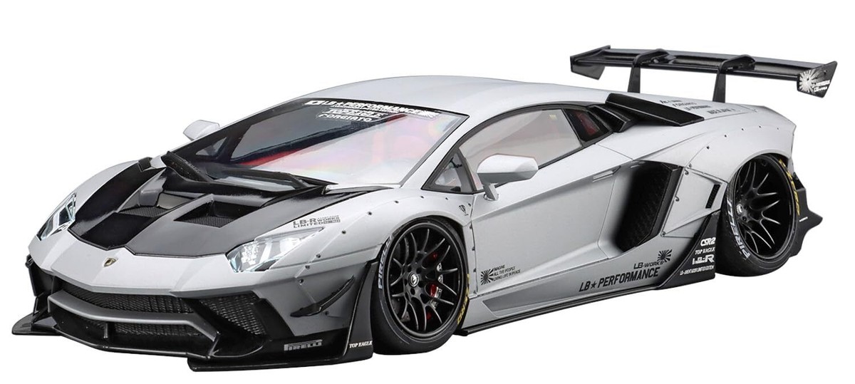 自動車 AOSHIMA LBWK Lamborghini Aventador 1/24 Aoshima 1/24 kit LB Works Lamborghini Aventador Limited Edition