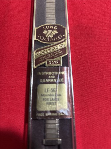 VOGUEFLEX For Large Wrist Ladies Watch Band Old Stock - Picture 3 of 4