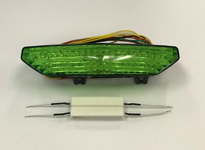 のーと 07-08 ZX6R, 08-22 Concours 14 LED GREEN Taillight Tail Signal