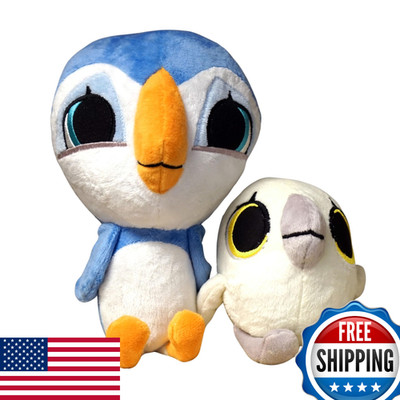 PUFFIN ROCK Oona & Baba Plush 2-Character Set - Official Merchandise 32cm