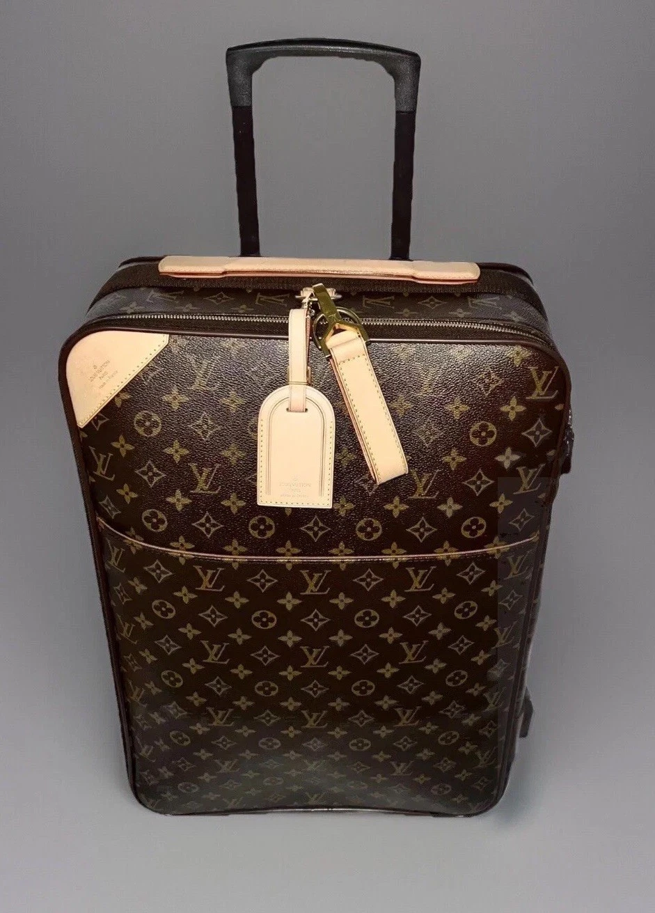 LOUIS VUITTON（LV） Autentica valigia da viaggio Louis Vuitton Pegase senza tempo con borsa per indumenti Coa ?