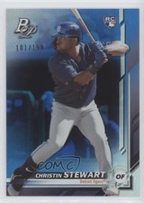 2019 Bowman Platinum Wal-Mart Blue Foil 101/150 Christin Stewart #90 1u6