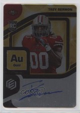 2021 Elements RPS Rookie Steel Signatures Gold 69/79 Trey Sermon #147 Auto 08z4