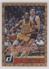 2015-16 Panini Donruss Elite Dominator Hall Gold 10/10 Elgin Baylor #21 HOF e1e