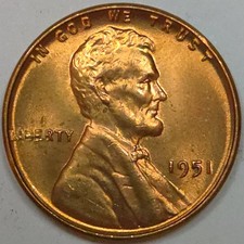 1951-p Lincoln Wheat Cent - Uncirculated Lot2