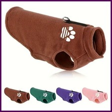 Autumn Winter Pet Dogs Clothes Fleece Warm Dogs Sweater French Bulldog Coat