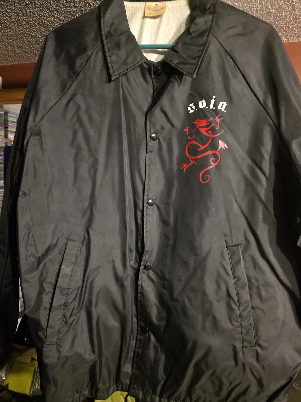 Vintage 1995 Sick Of It All windbreaker NYHC Biohazard Madball jacket (Size XL) image 3