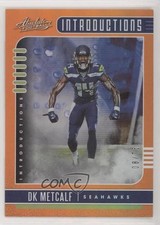 2019 Panini Absolute Introductions Orange Spectrum 8/75 DK Metcalf #7 2r6