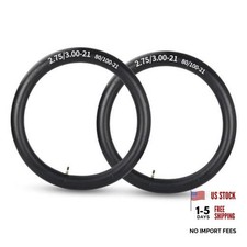    80/100-21 Motorcycle Replacement Inner Tubes, 2 Pack with TR4 2.75/3.00-21