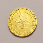 1981-G Germany (West, BRD) 10 pfennig Karlsruhe mint GEM red proof, KM-108 (GE4) — photo 6