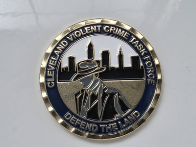 #ad #ad 🔥🔥FBI CLEVELAND VIOLENT CRIME TASK FORCE CHALLENGE COIN 🔥🔥 $59.00