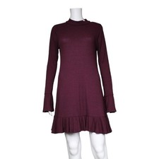 Express Long Sleeve Knee Length Dress Women Size Medium