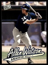Allen Watson 1997 Ultra #415 Anaheim Angels MLB READ FREE SHIPPING AutographDen