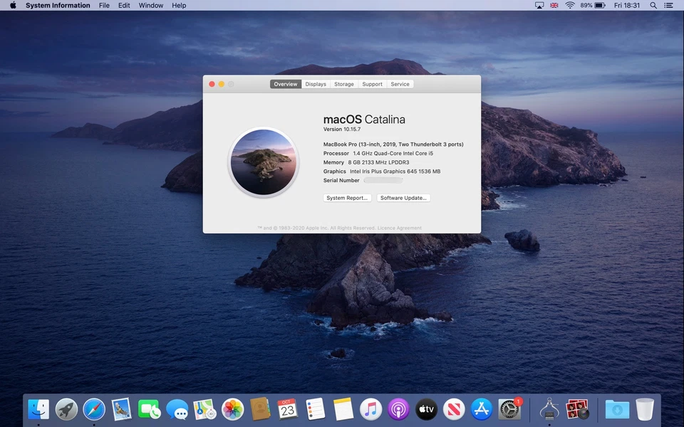 Apple MacBook Pro 13" 2019 · i5 · 8GB · 128GB, photo 2 of 5