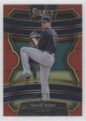 2020 Panini Select Red Prizm 120/199 Shane Bieber #97 0ru6