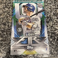 2021 TOPPS FIRE BASEBALL FACTORY SEALED HOBBY BOX, 2 AUTOS PER BOX!