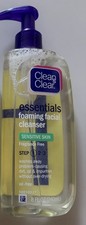 1 Clean Clear Essentials STEP 1 Foaming Facial Cleanser Sensitive Skin 8oz