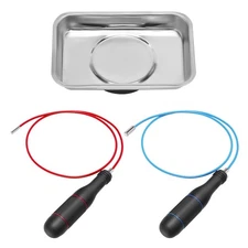 Thin Flexible Magnetic Pickup Tool Set,28",4mm Flexible Magnet,7mm Flexible M...