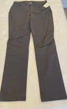 NWT Duluth Trading Co. Flexpedition Pants Womens Slim Leg Size 10w 33L Gray