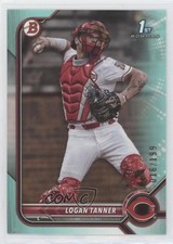 2022 Bowman Draft Aqua 16/199 Logan Tanner #BD-55 5h0