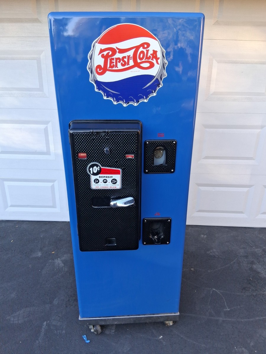 Vintage Restored Sure Vend 47 Pepsi-Cola Bottle Machine. 10 Cent