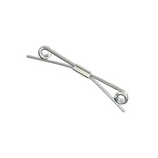 Necktie Tie Clips Collar Bar Shirt Collar Stay Tie Pins Cravat Clips Silver M...