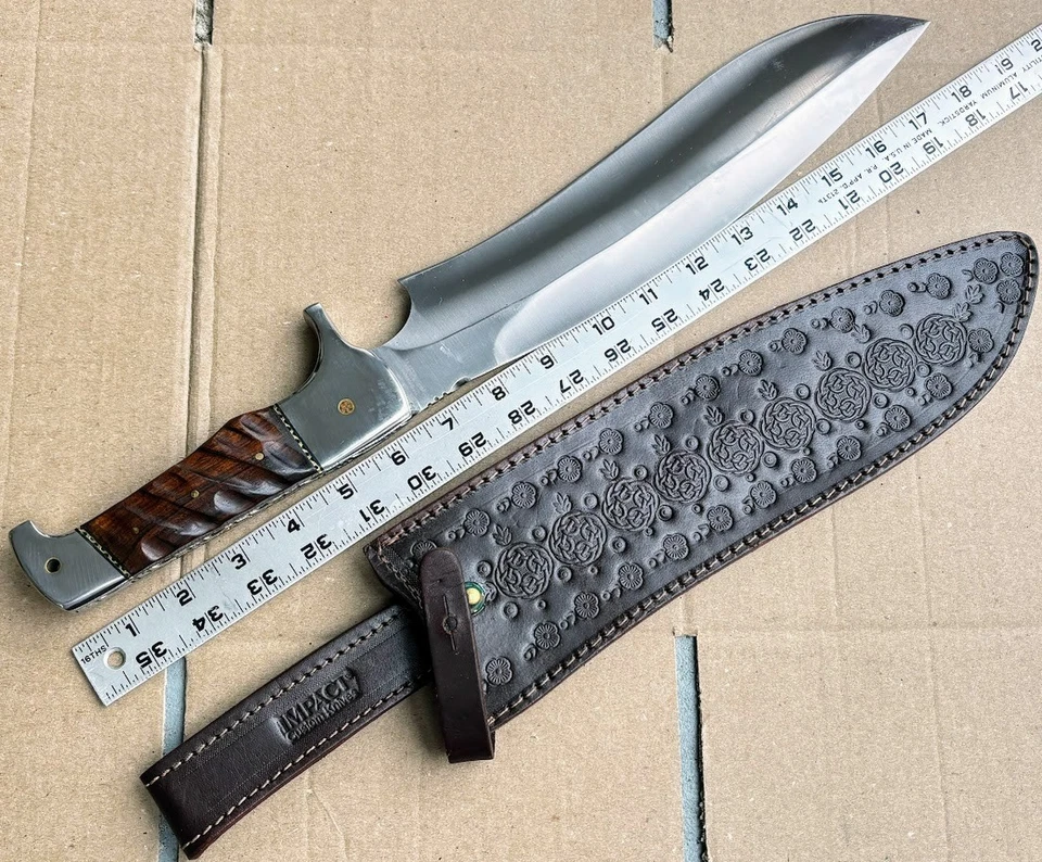 Impact Cutlery Custom Made Sasquatch 18" Bowie Knife UNUSED DaggerRARE Knives - Image 3 of 4