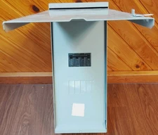 Midwest 200 Amp 4-Space 4-Circuit Main Breaker Load Center with Feed Thru Lugs