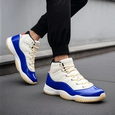 Air Jordan 11 Retro Rare Air Men's High Top Blue Comfortable NonSlip IH0296-400