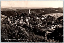 Lobenstein East Germany View From Geheeg Tower Landscape RPPC Postcard