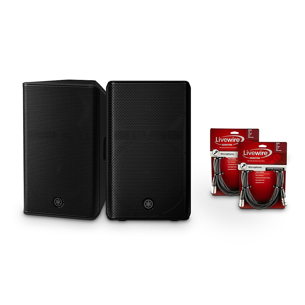 Yamaha CXR10mk3 10" 1100W Passive Loudspeaker Pair With Cables