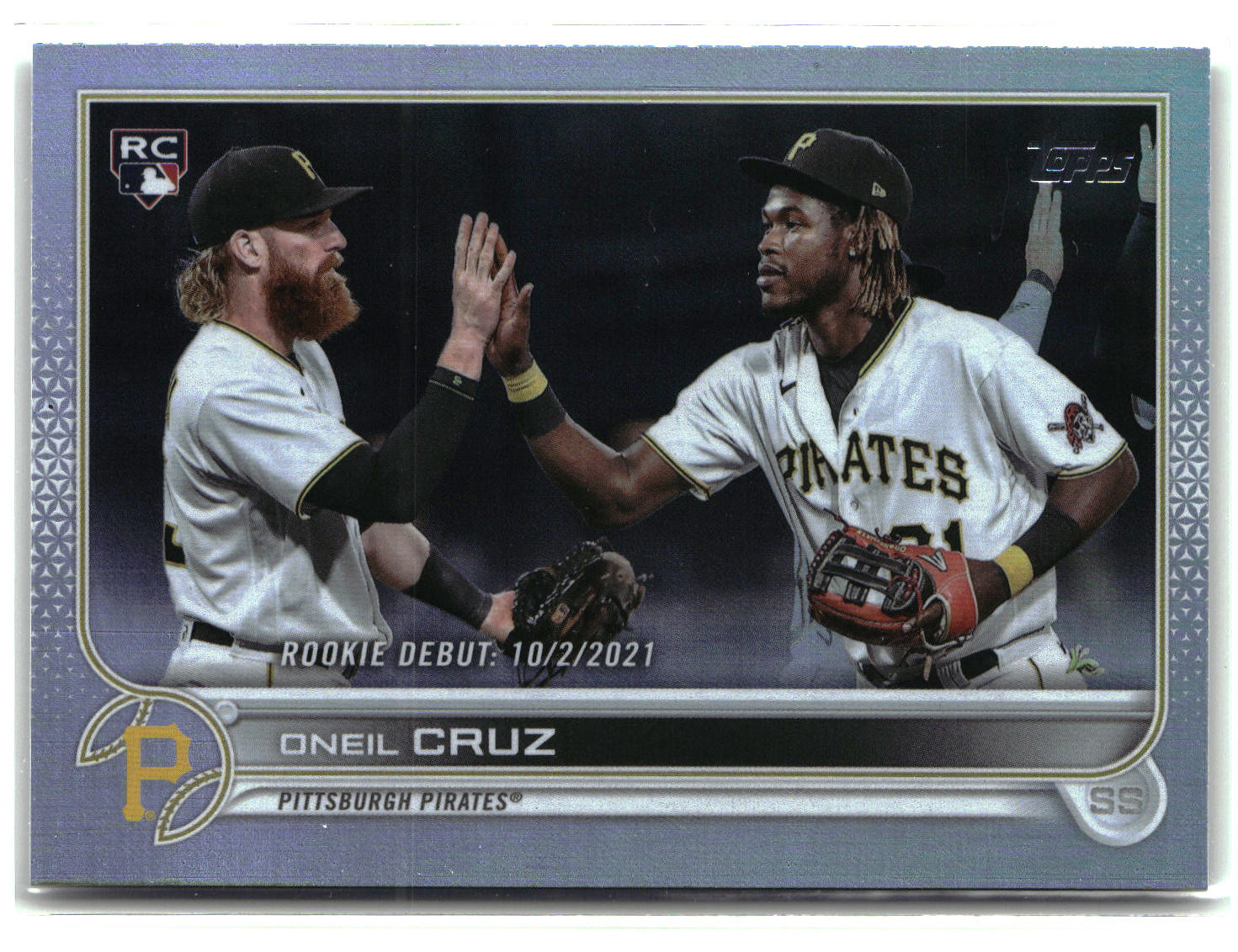 Oneil Cruz 2022 Topps Update #US113 Rainbow Foil Pittsburgh Pirates