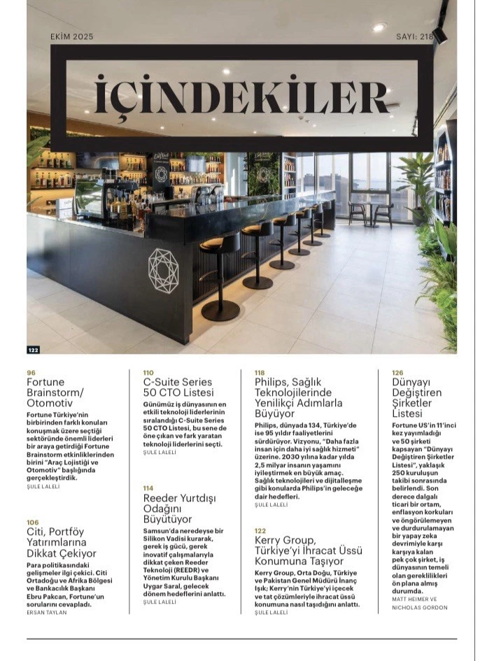 Fortune Magazine Turkey November 2025 - Image 2 of 4