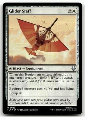 Glider Staff #22 (Foil) (NM) TLA Magic MTG