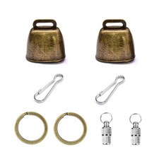 Glocke f&uuml;r Hunde und Katzen, RetroMessing, Glocke, Haustierglocke, Kuh, Pferd...