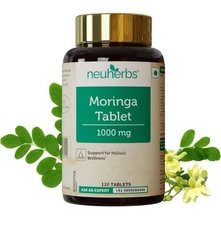 Neuherbs Organic Moringa 120 Tablets | Ayurvedic Support For Holistic Wellness |
