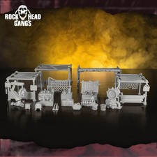 Black Market Terrain Set - Resin 28mm Scale S...