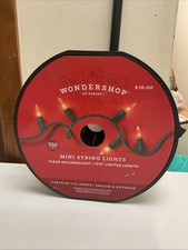 Wondershop 350 Mini String Lights Clear Incandescent 72'6  Lighted Length