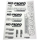KO Propo America Black & White Decal
