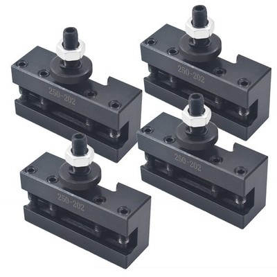 4PCS BXA #2 250-202 Quick Change Tool Post Turning & Facing Holder For CNC Lathe