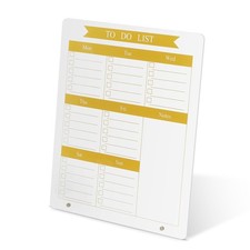 Weekly Planner Dry Erase Board for Desk,10''x12'',Acrylic Desk Calendar to Do...