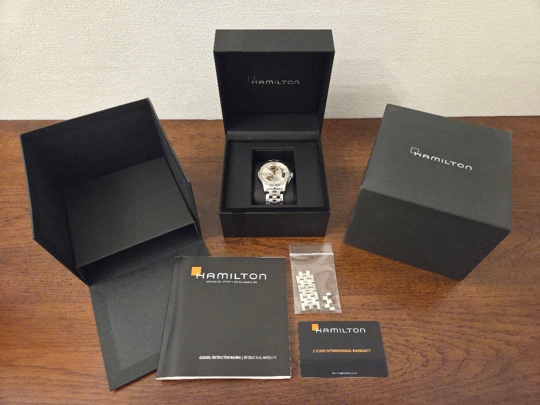 Hamilton Automatic Skeleton Watch with Box and Ac… - image 1