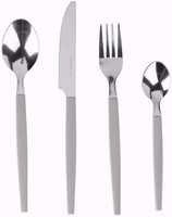 Cutlery Set Stainless Steel Knife Fork Spoon Teaspoon Set Coloured Handles 16Pcs