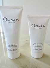 OBSESSION by Calvin Klein After Shave Balm Set  3.4 oz  2.5 fl oz NEW