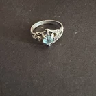 Signed KIDDIEGEM STERLING Vintage UNCAS Sterling Silver Ring Child's 0.77g