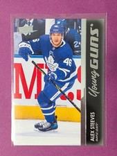 21 22 UPPER DECK YOUNG GUNS ROOKIE ALEX STEEVES #742 LEAFS