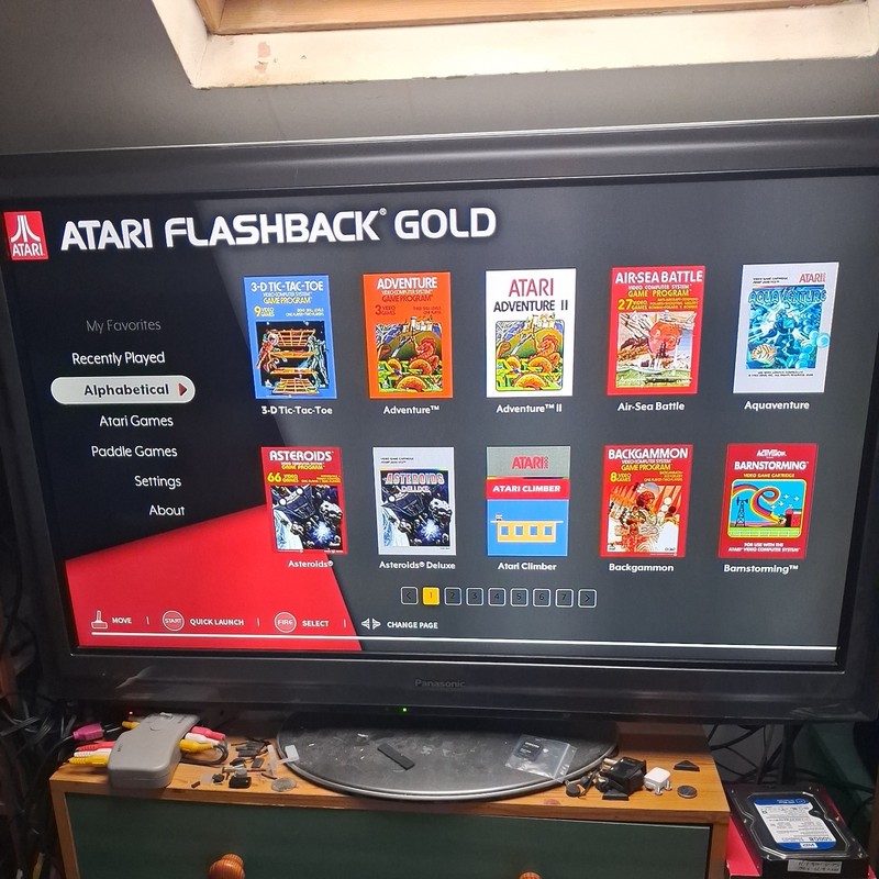 Atari Flashback 12 Games Console w/ 130 Games Retro Plug N Play Style