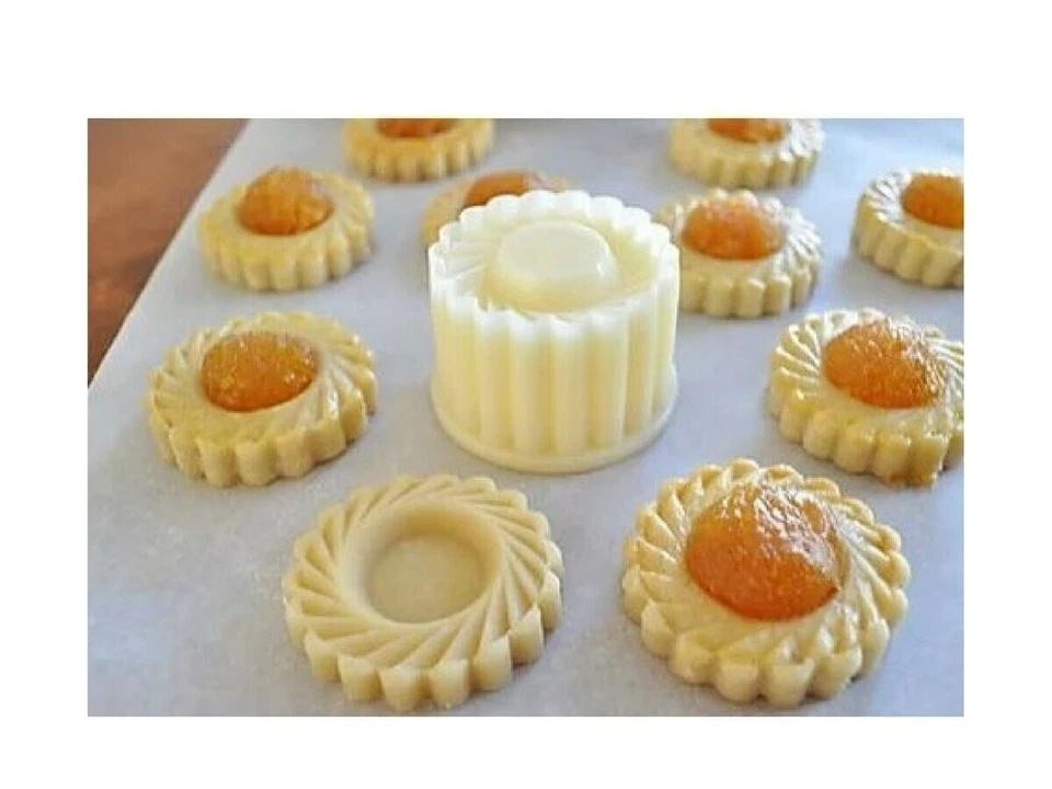 Malaysian Pineapple Jam Tart Mold Cookies Baked Cutter 2 x Pineapple Jam Molds - Image 2 of 3